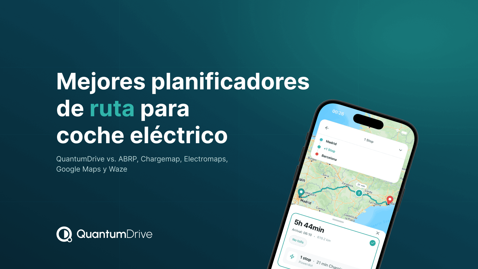 Mejores planificadores de ruta para coche eléctrico en 2026: comparativa real